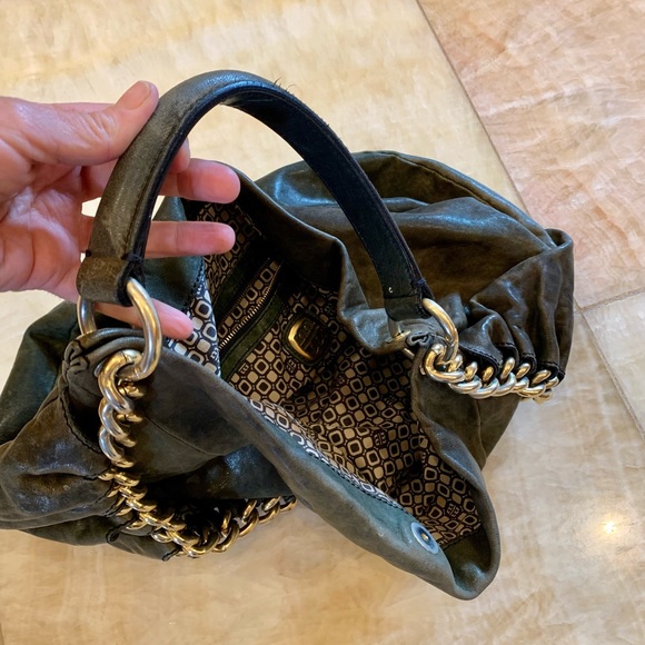 Loyd Marish green leather handbag - Picture 7 of 11